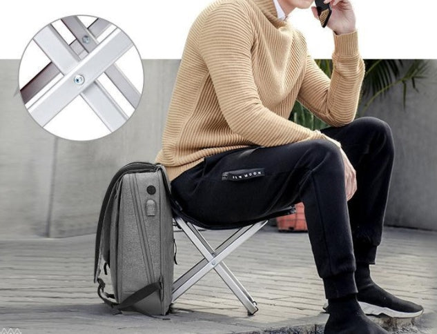 Foldable Business Backpack, Student Schoolbag